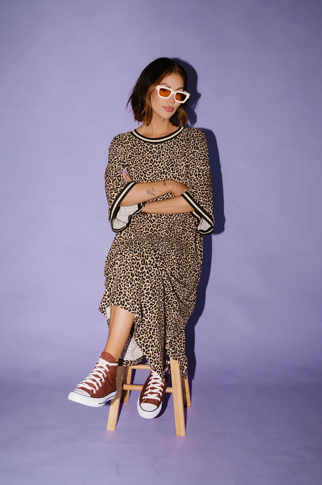 Frankie Dress in O.G. Leopard