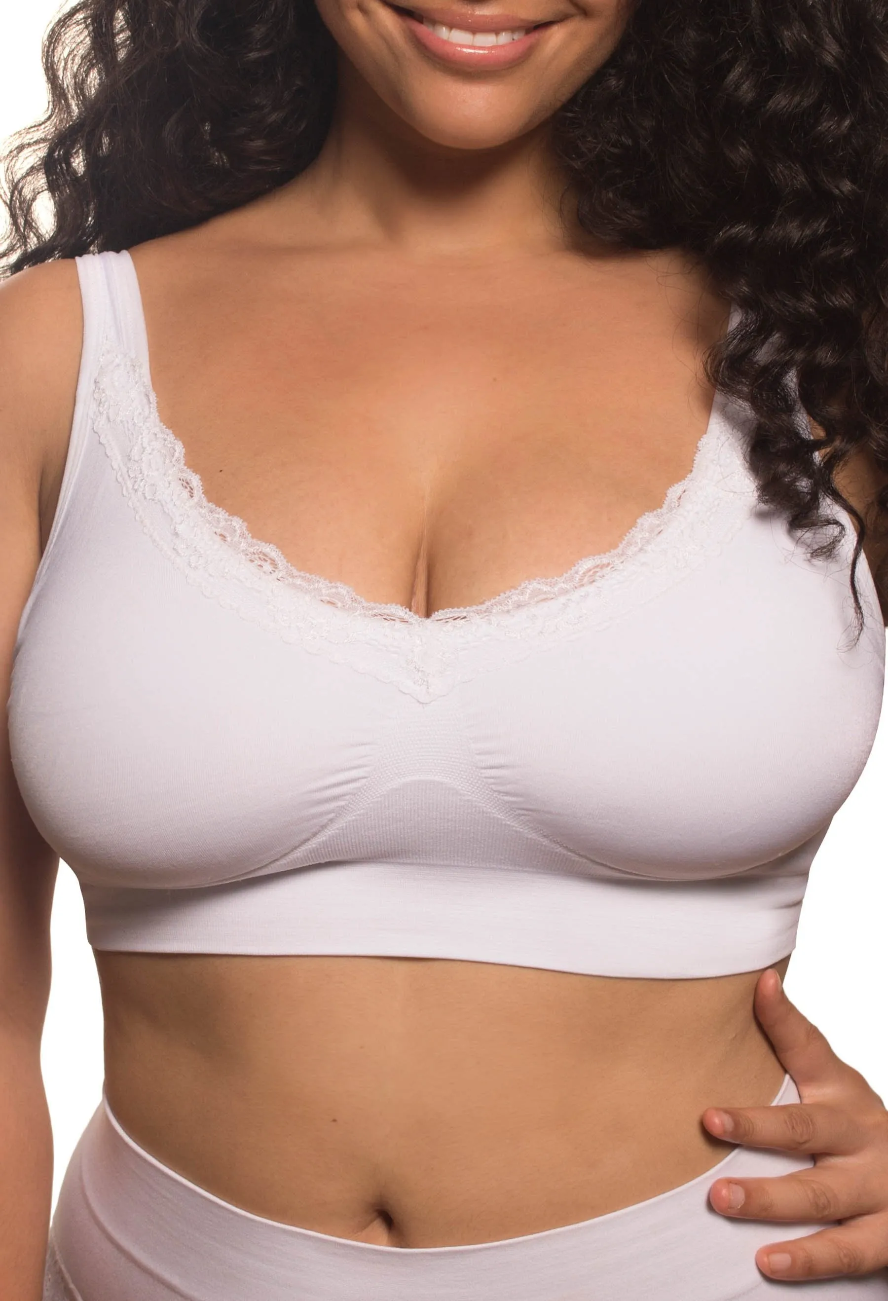 Full Bust Wire Free Minimiser Bra