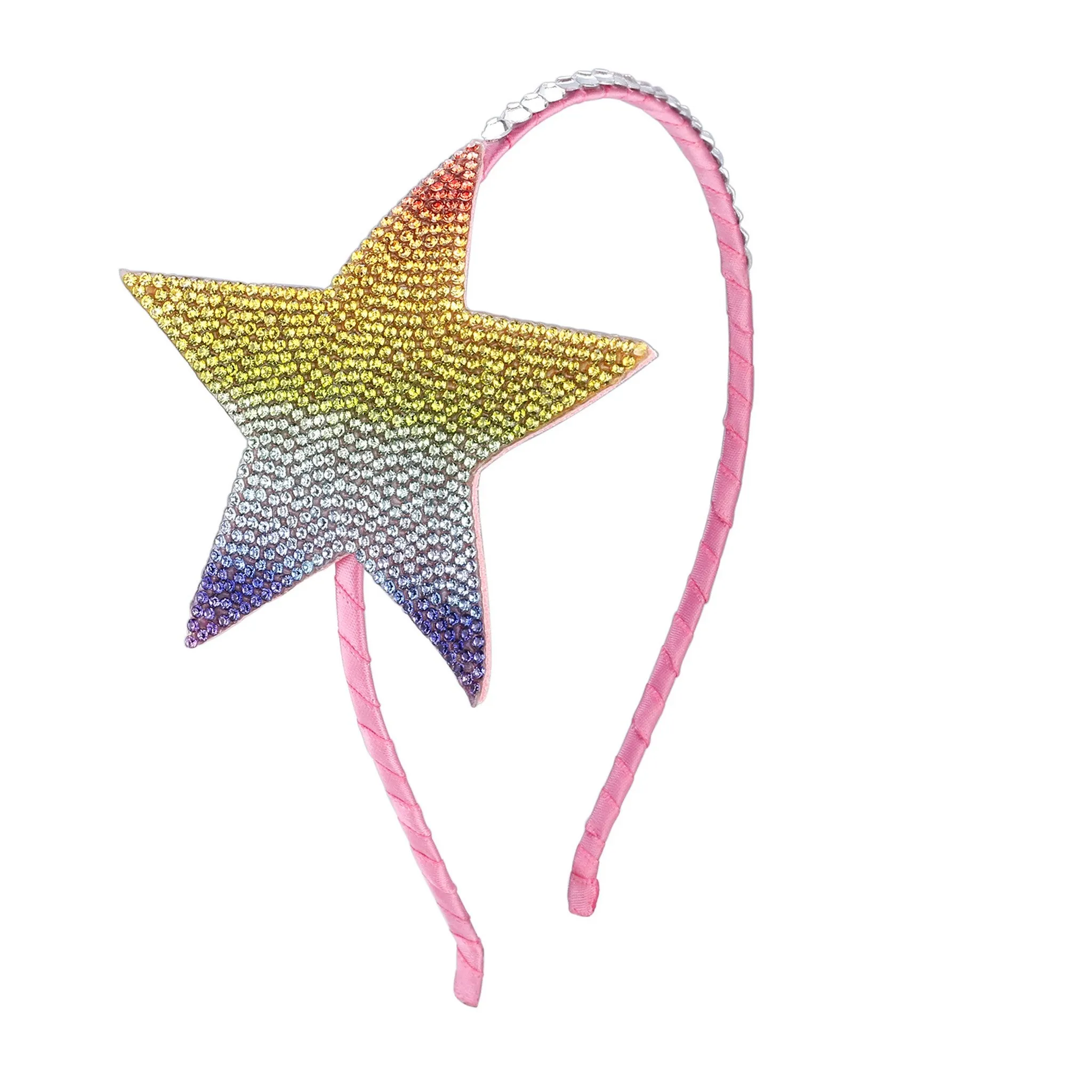 Girls Headband - Rainbow Star