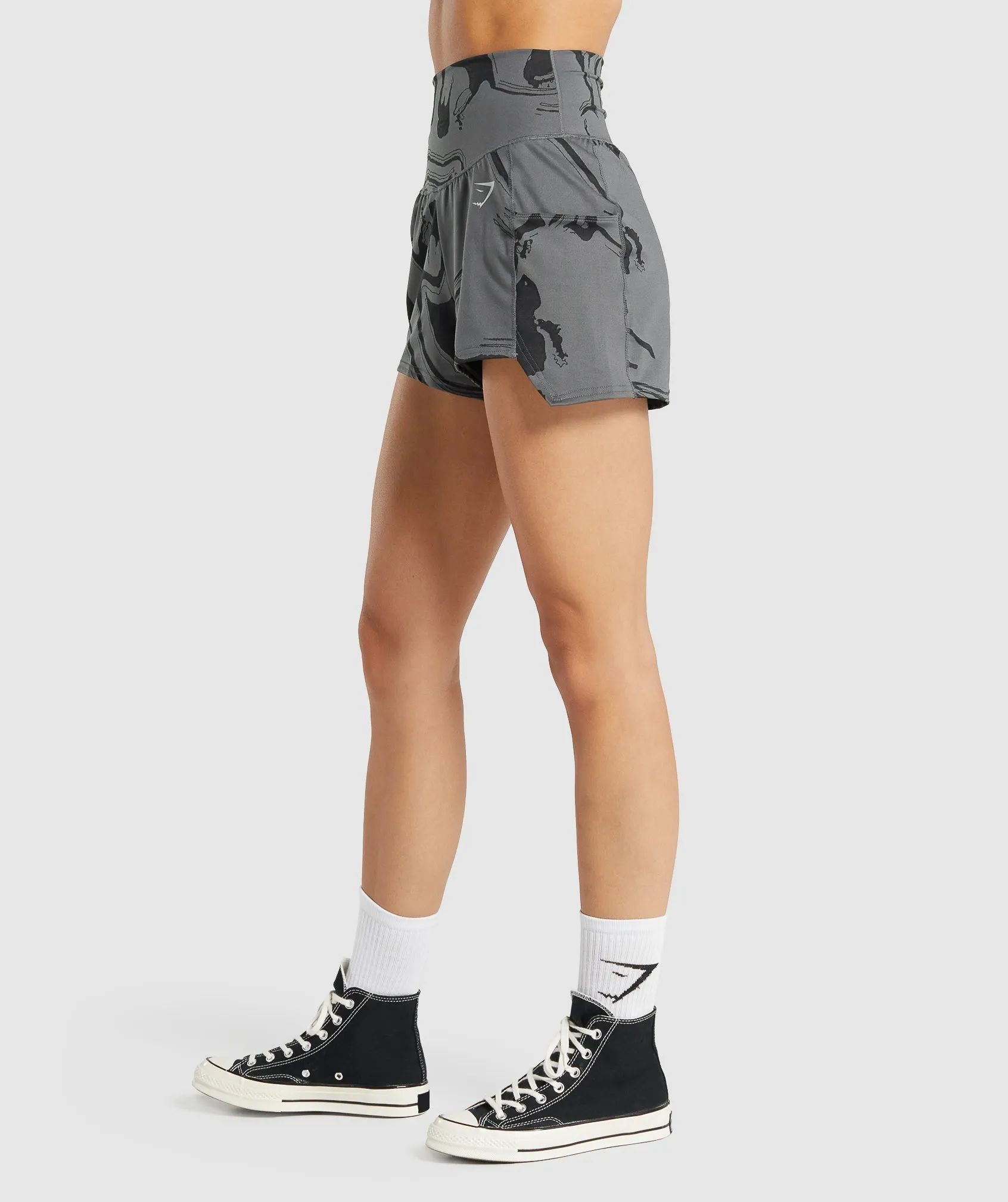 GS Power Jacquard Shorts - Black Print