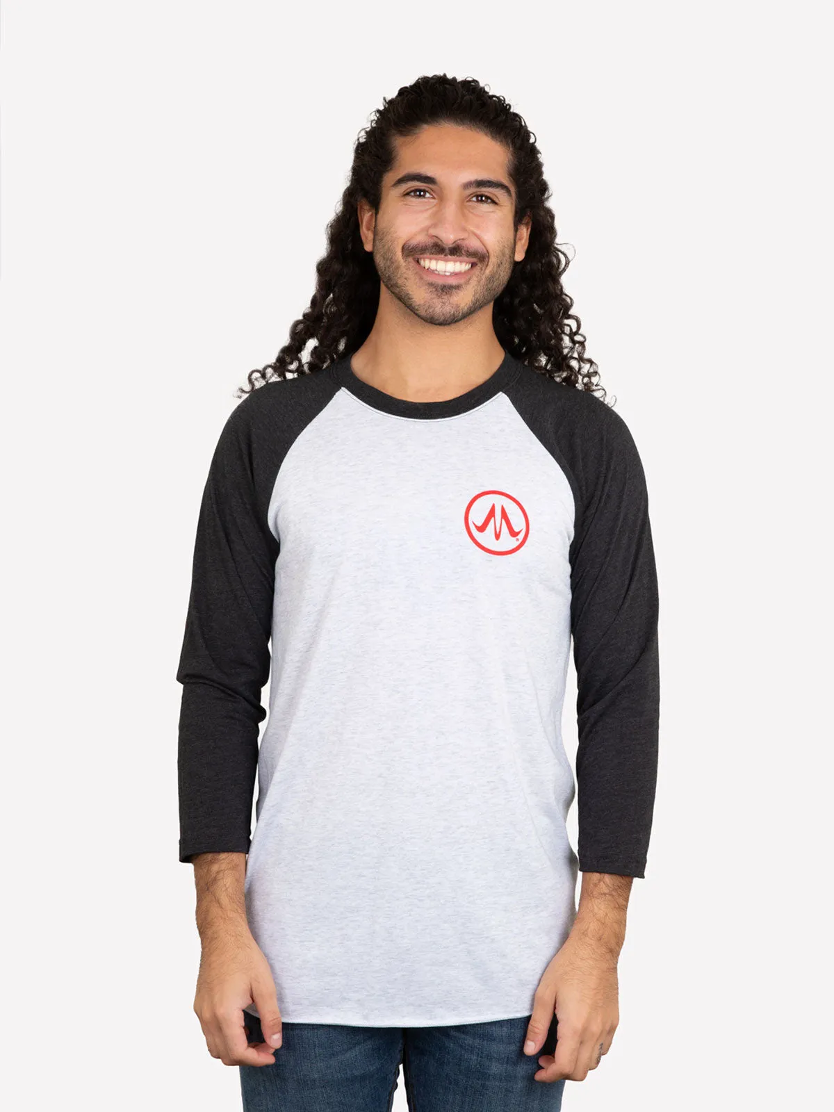 Haruki Murakami Logo Unisex 3/4-Sleeve Raglan