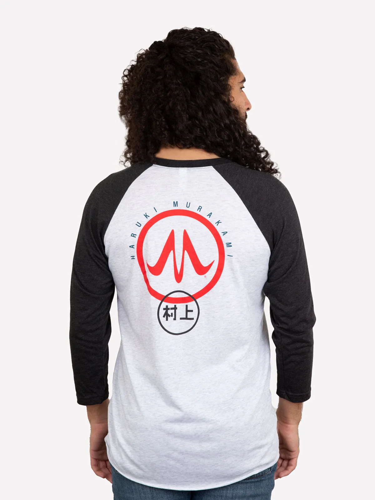 Haruki Murakami Logo Unisex 3/4-Sleeve Raglan