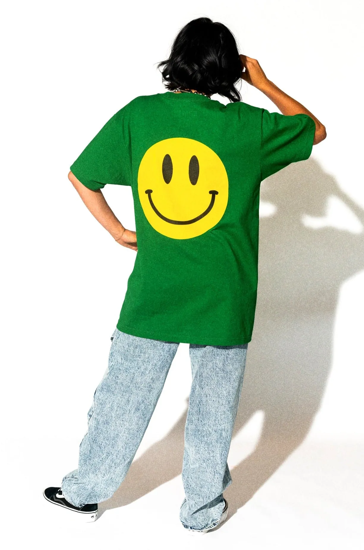 Have More Fun Oversized Tee in Green