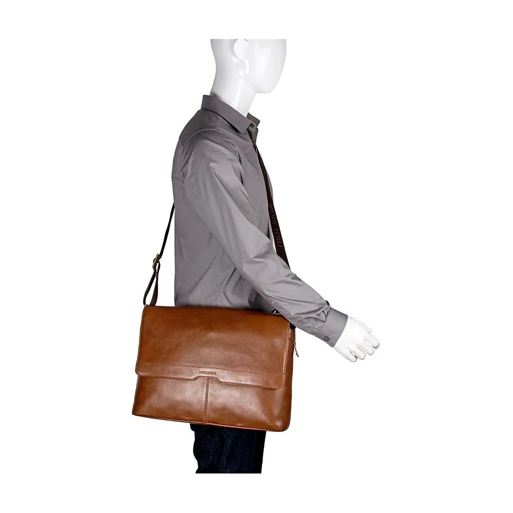 Hidesign Helvellyn Medium Leather Messenger Bag