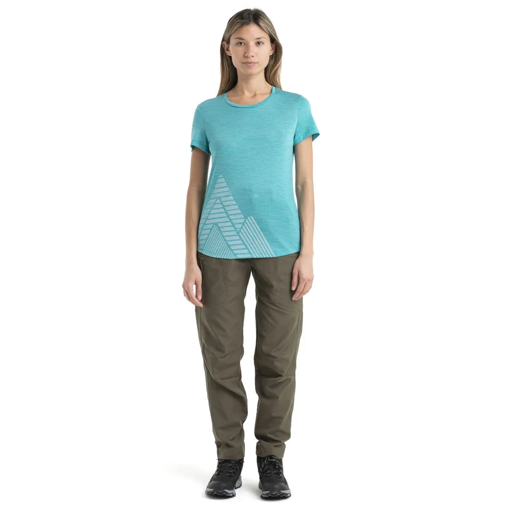 Icebreaker Women's 125 Cool-Lite Merino Sphere II Short Sleeve T-Shirt Peak Quest