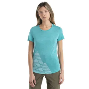 Icebreaker Women's 125 Cool-Lite Merino Sphere II Short Sleeve T-Shirt Peak Quest