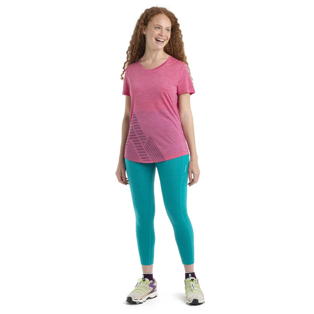 Icebreaker Women's 125 Cool-Lite Merino Sphere II Short Sleeve T-Shirt Peak Quest