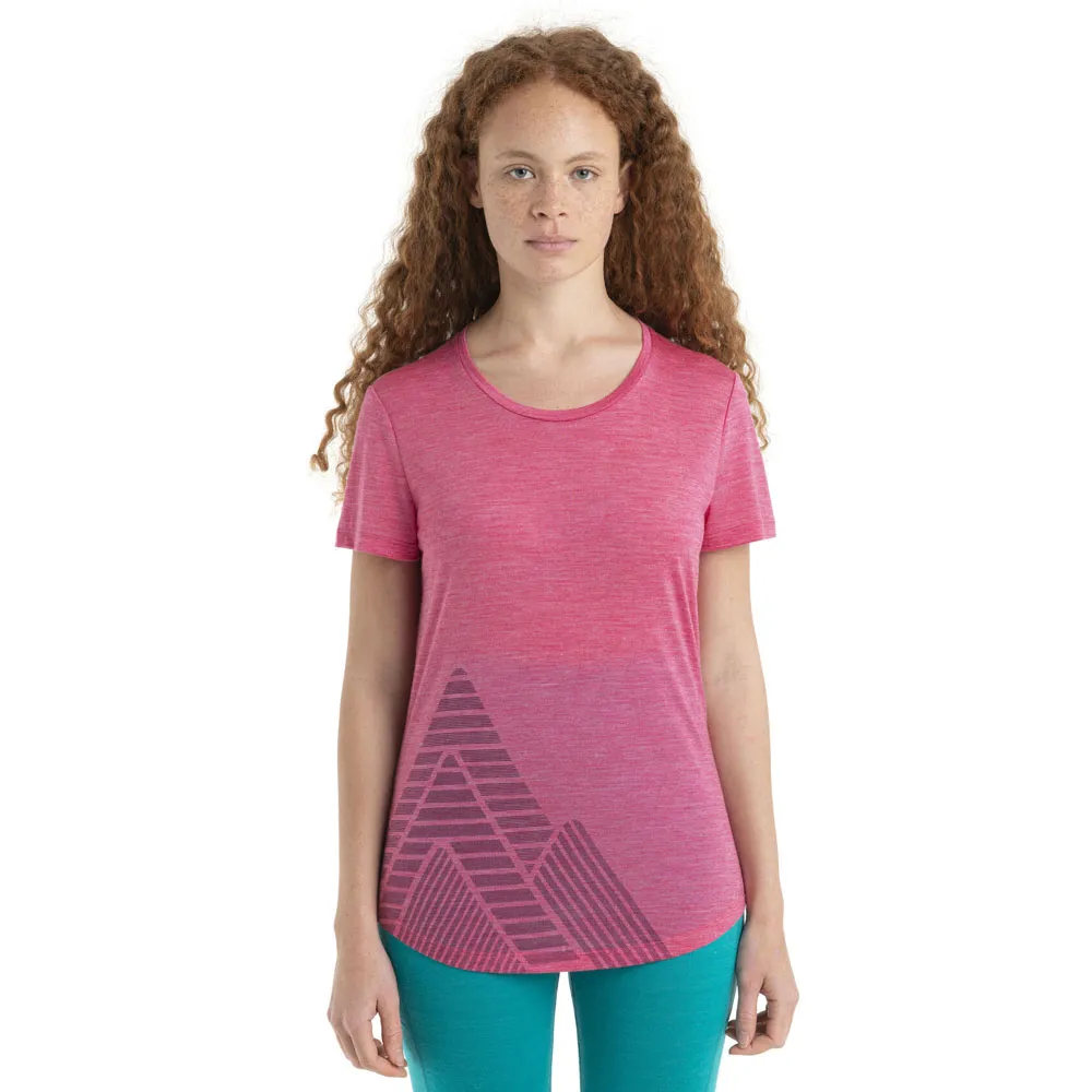 Icebreaker Women's 125 Cool-Lite Merino Sphere II Short Sleeve T-Shirt Peak Quest