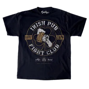 Irish Pub Fight Club - Black T-Shirt