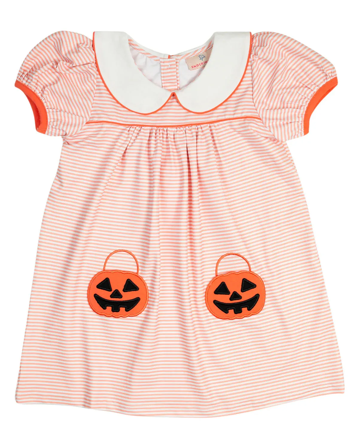 Jackolantern Pockets Striped Knit Dress