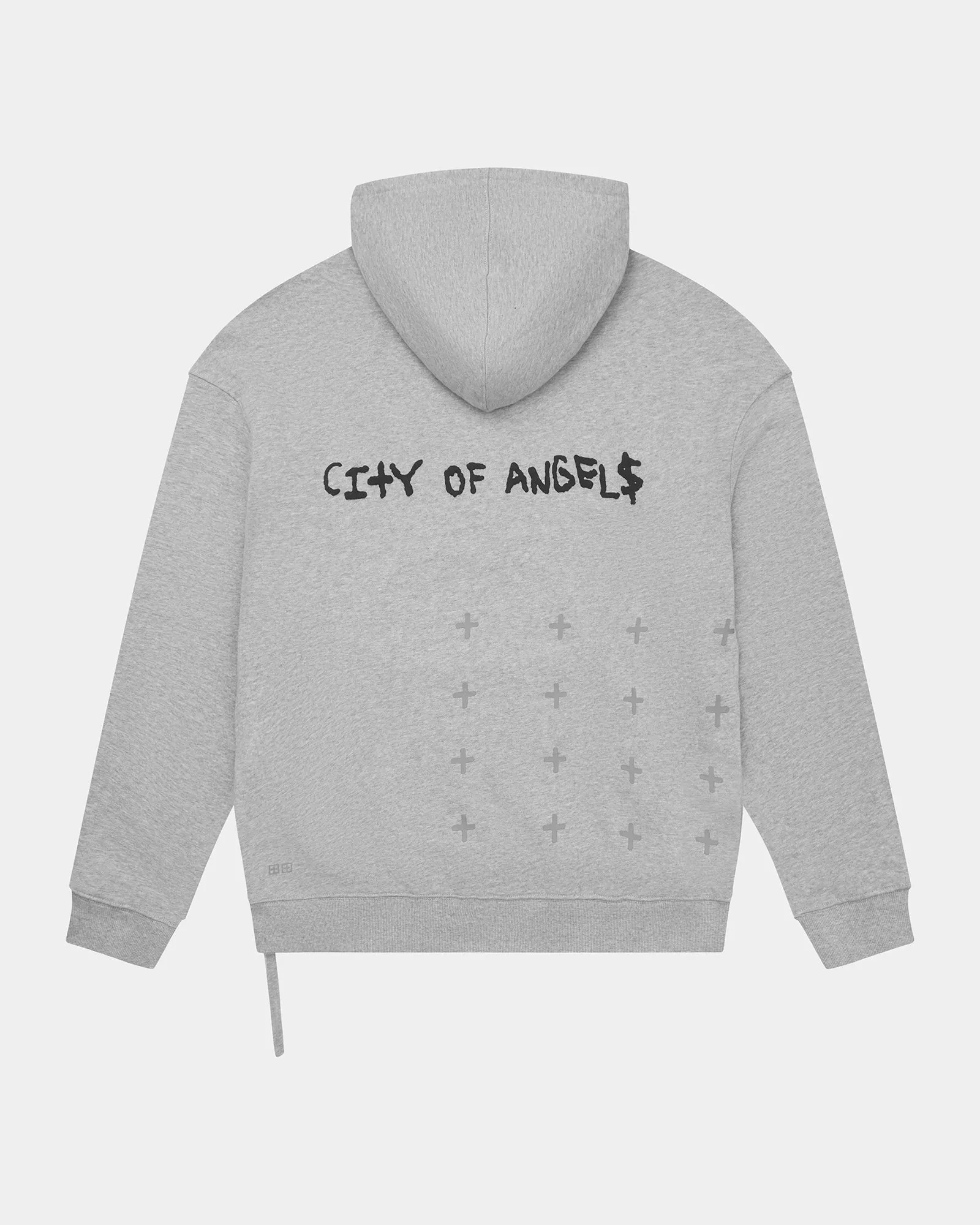 LA 4X4 BIGGIE HOODIE GREY MARLE