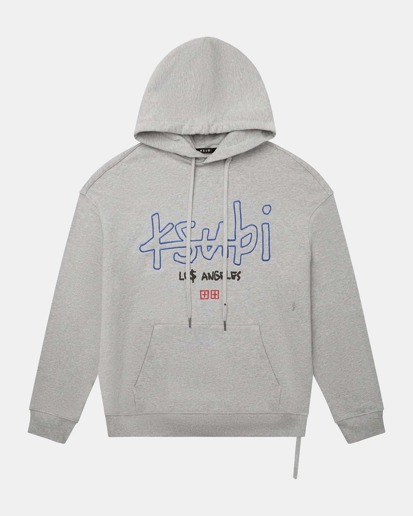 LA 4X4 BIGGIE HOODIE GREY MARLE