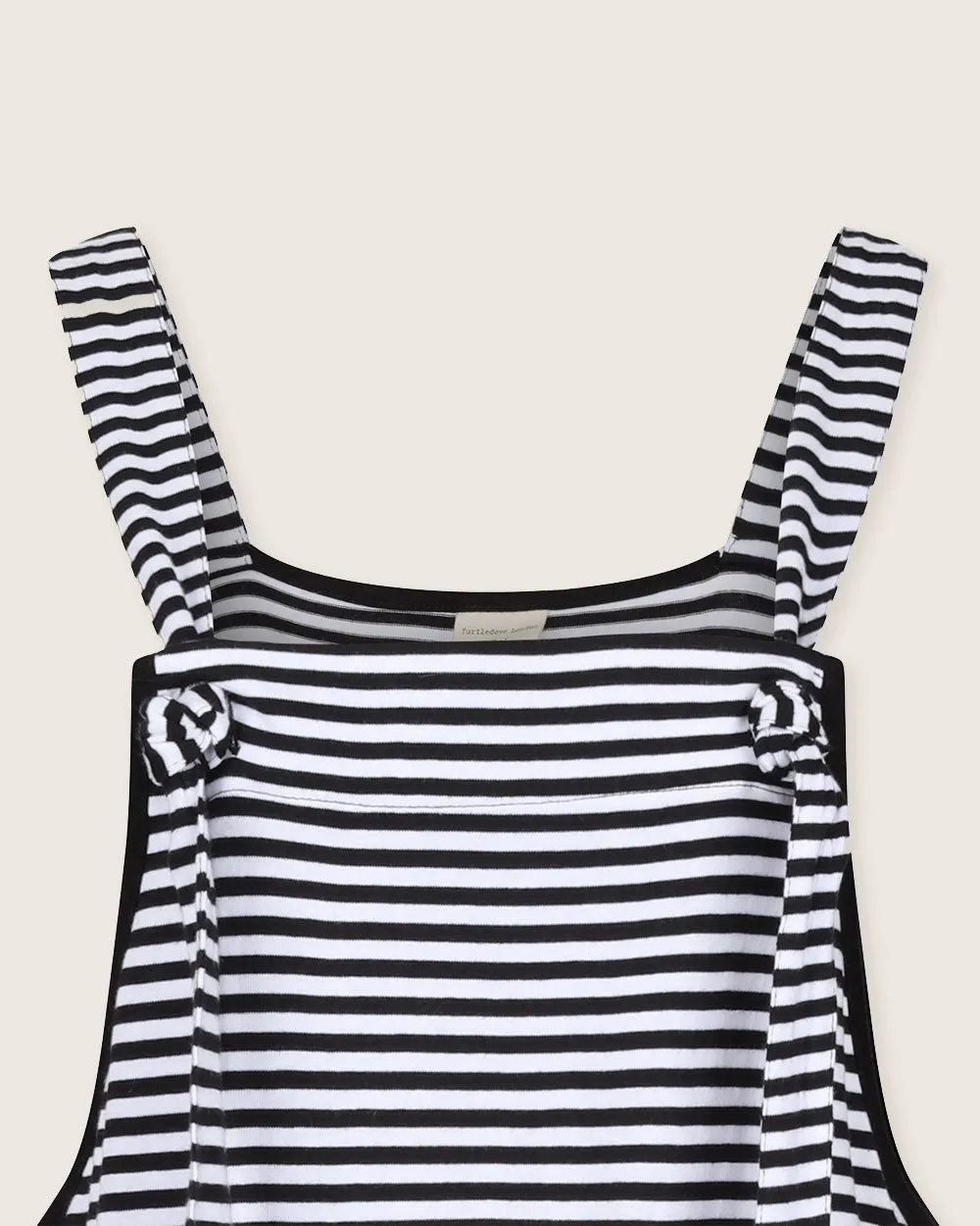 Lila Mono Stripe Dungarees