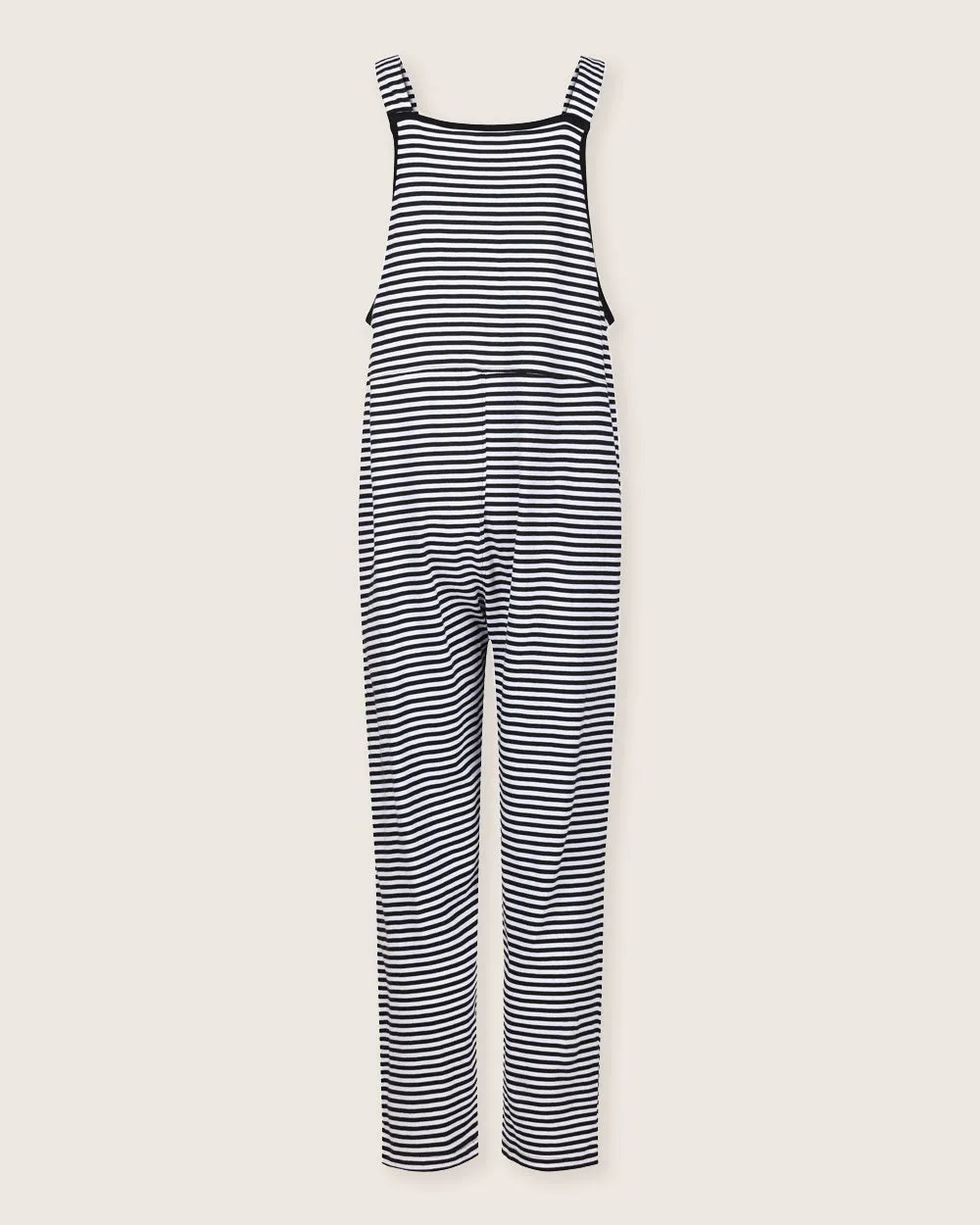 Lila Mono Stripe Dungarees