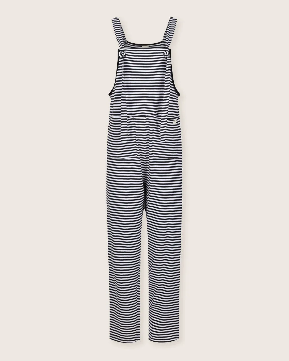 Lila Mono Stripe Dungarees