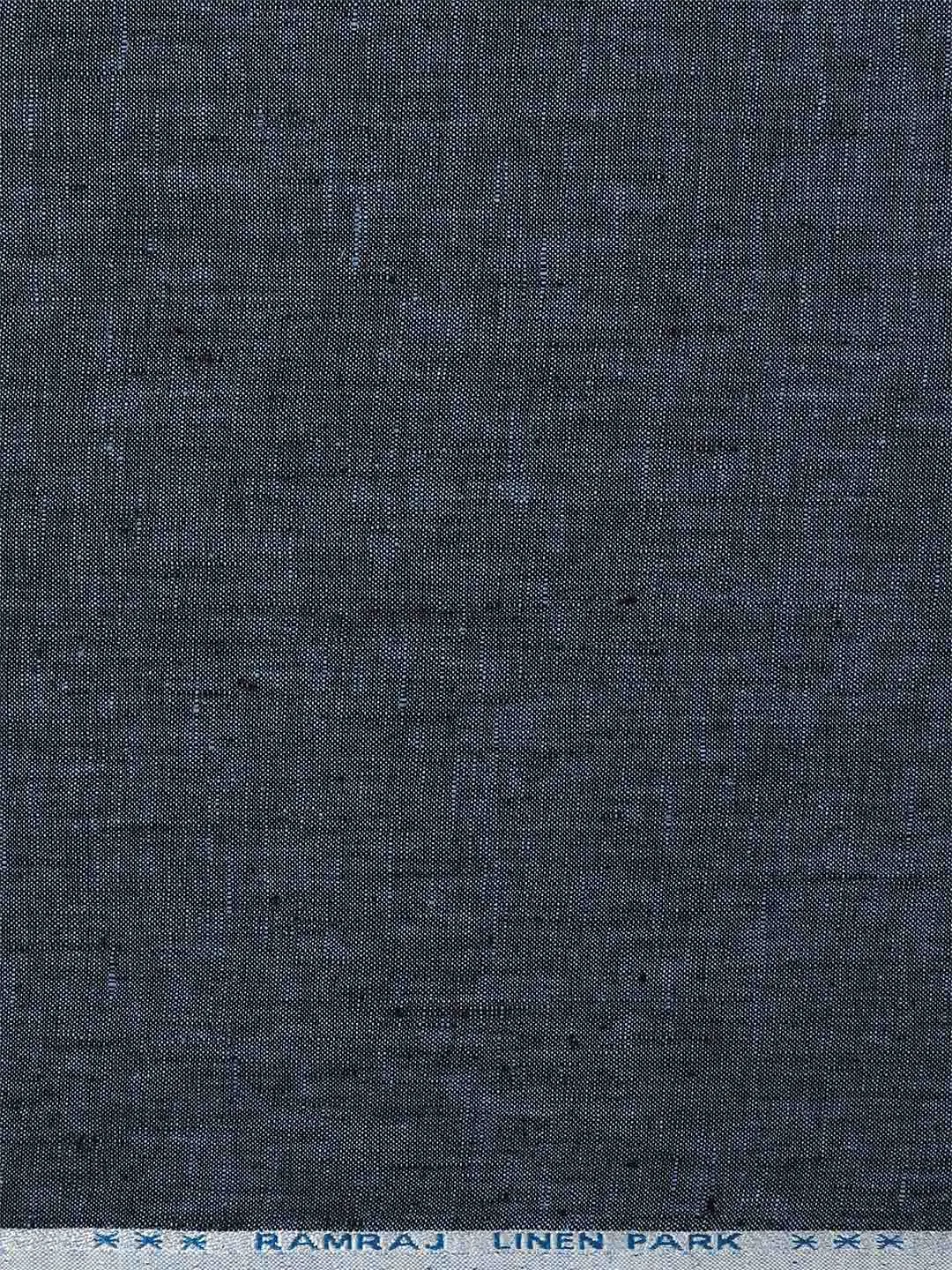 Linen Brooks Blue Suiting Fabric