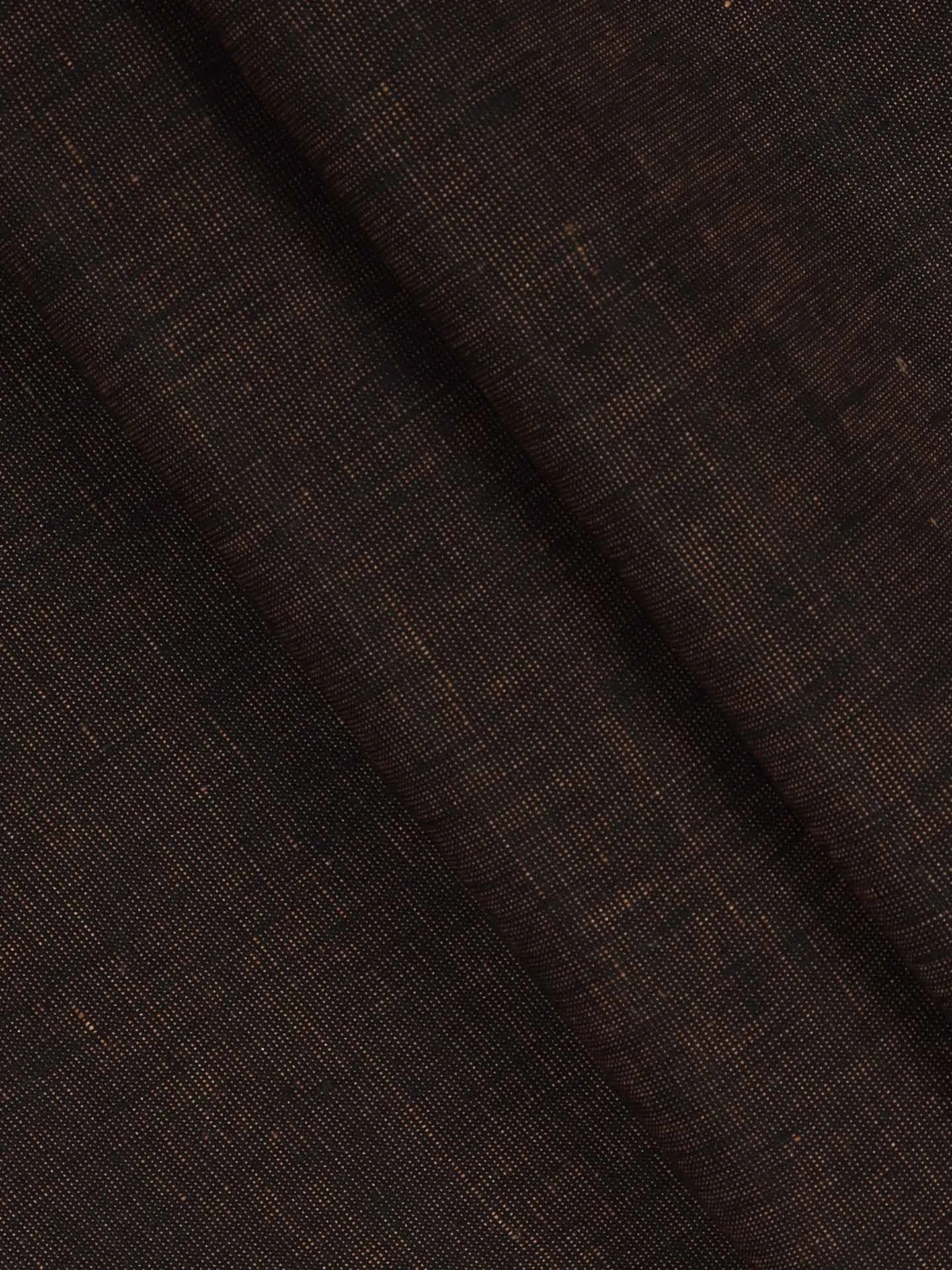 Linen Brooks Suiting Brown Dark Colour Fabric