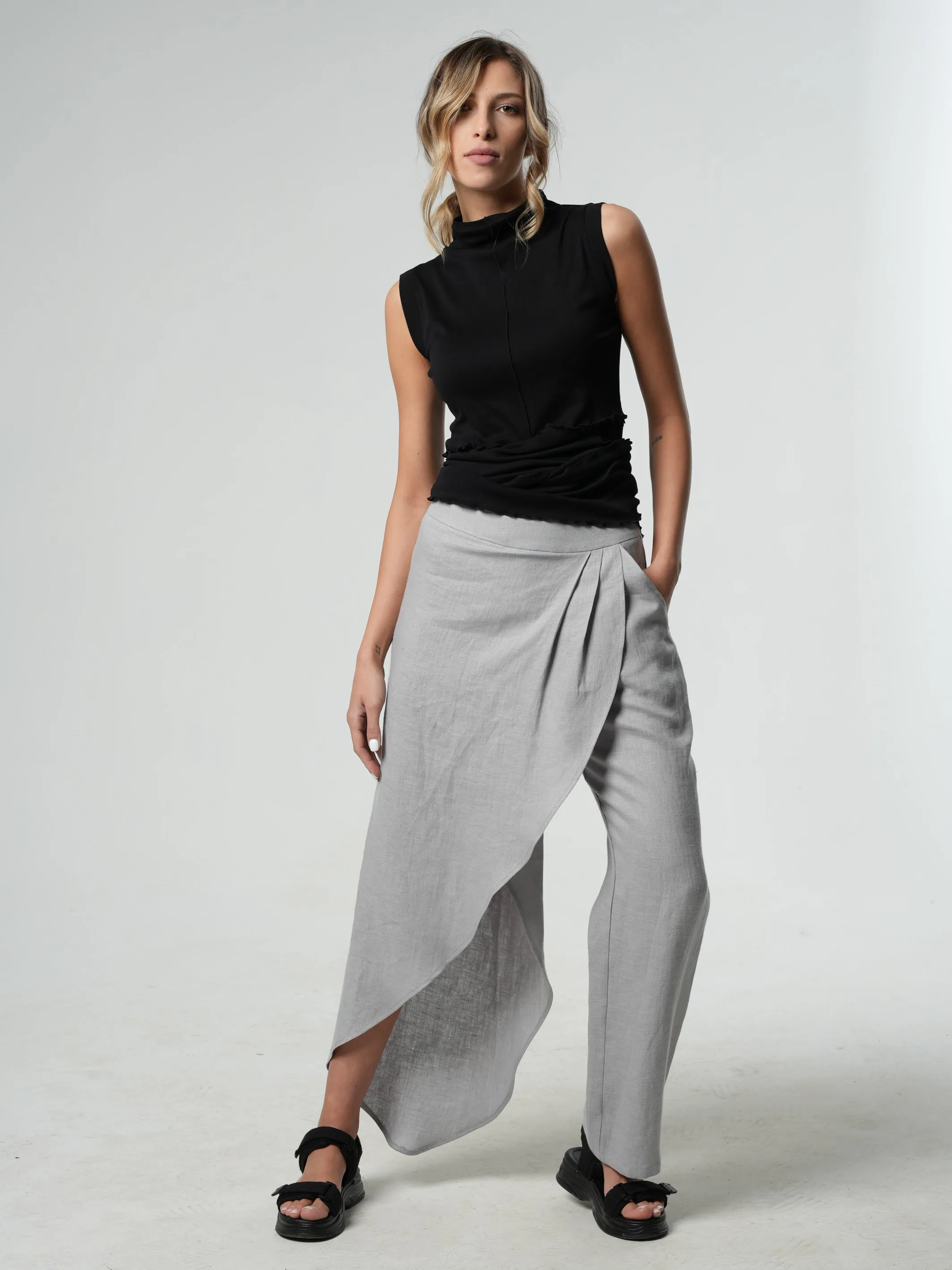 Loose Linen Pants