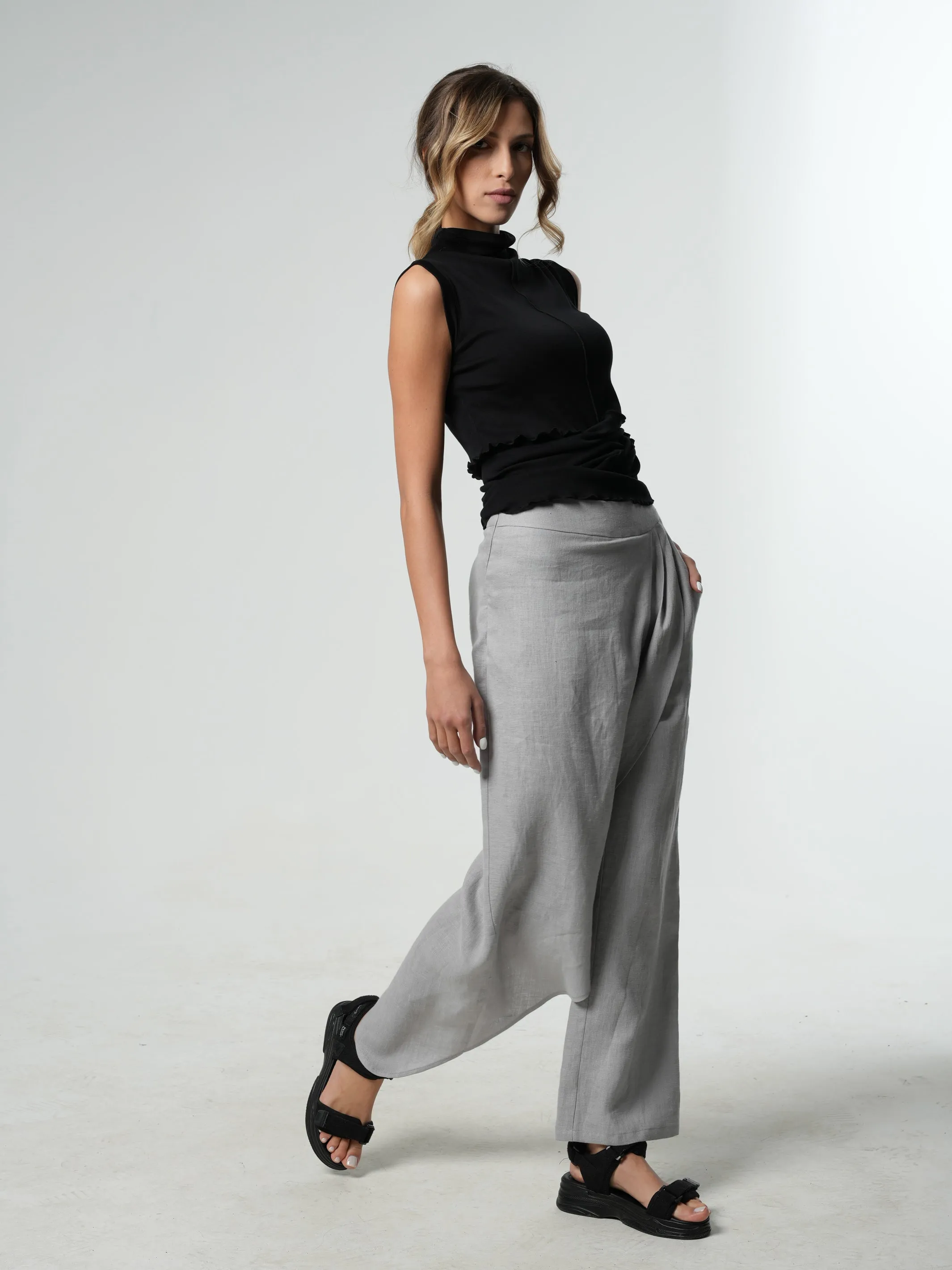 Loose Linen Pants