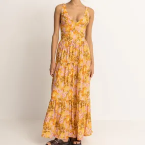 Mahana Floral Tiered Maxi Dress