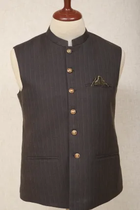 Men Premium Waistcoat Brown