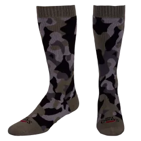 Men's Mid Volume Sock - Textured Camo