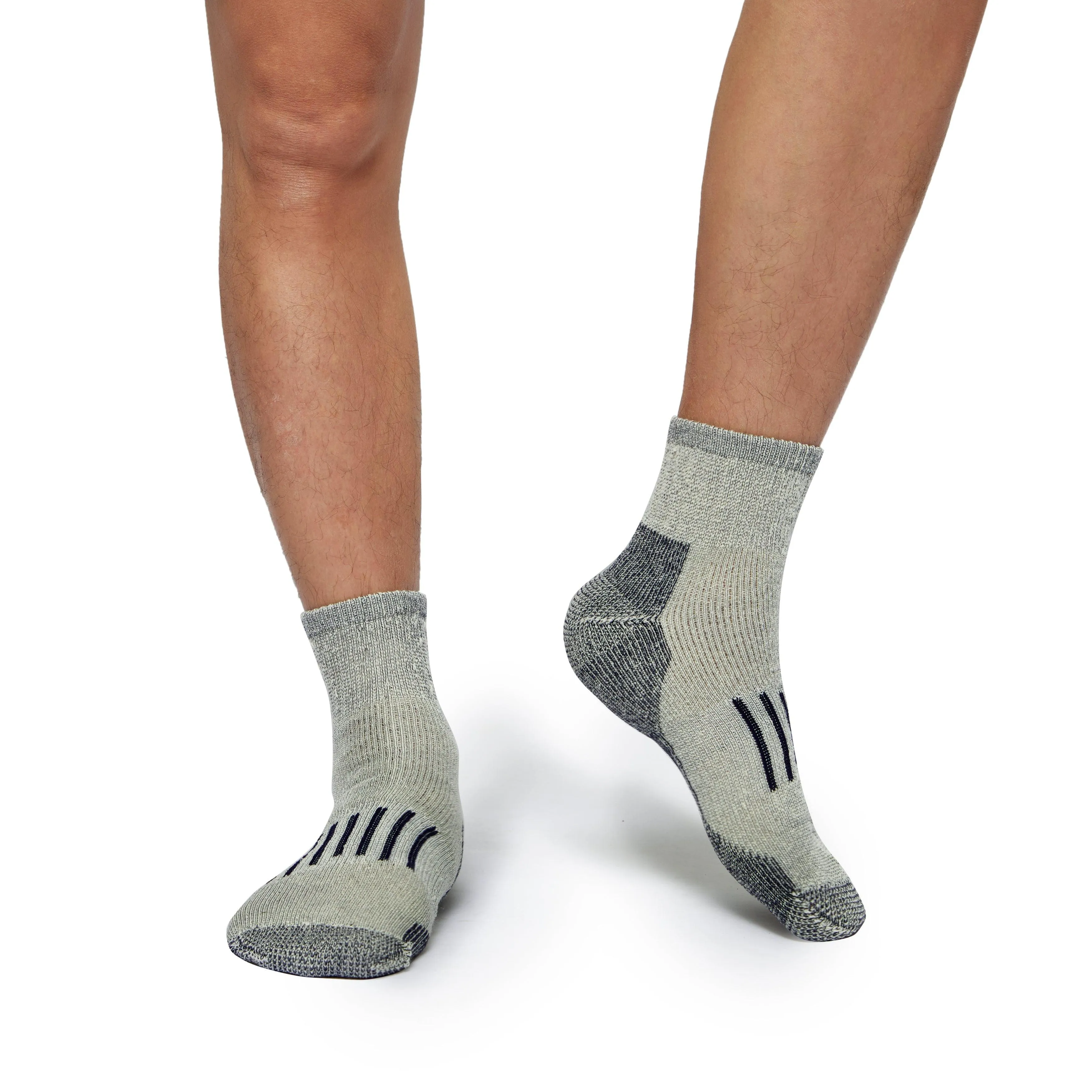 Men's Touch Wear Everyday Stripes ankle socks 4-packs