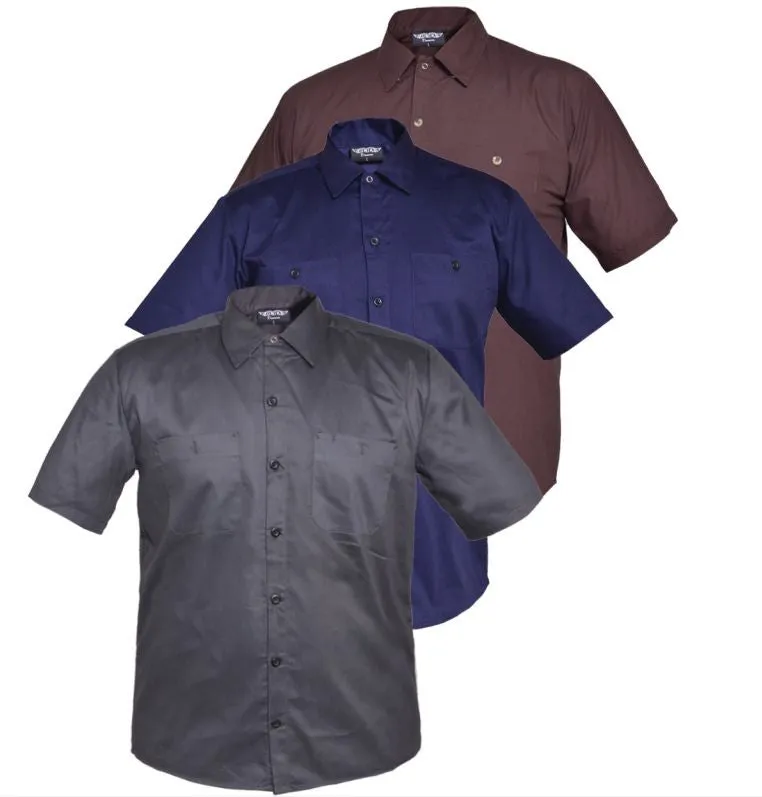 Mens UNIK DENIM Workshirt - Grey