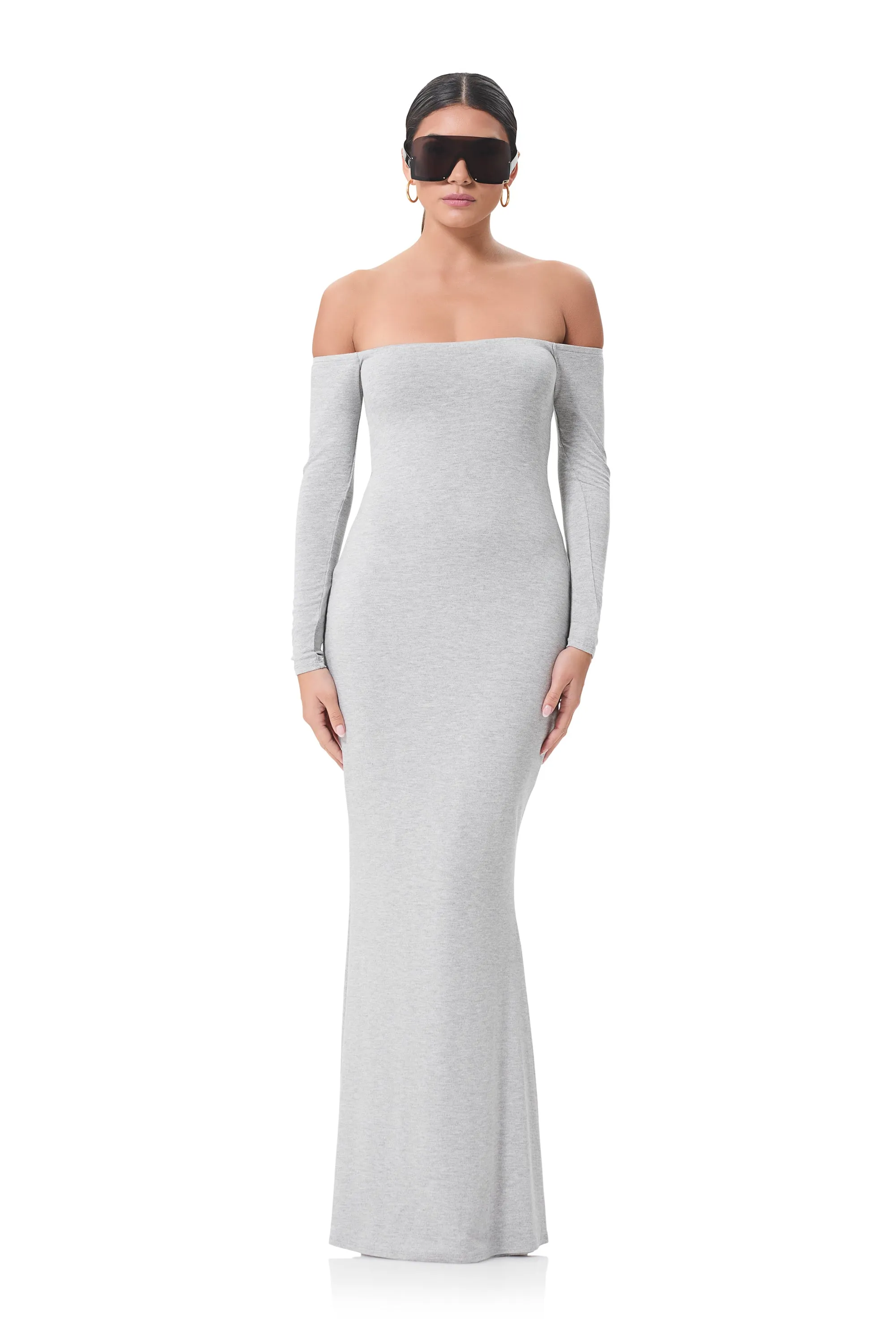 Mickey Maxi Dress - Heather Grey