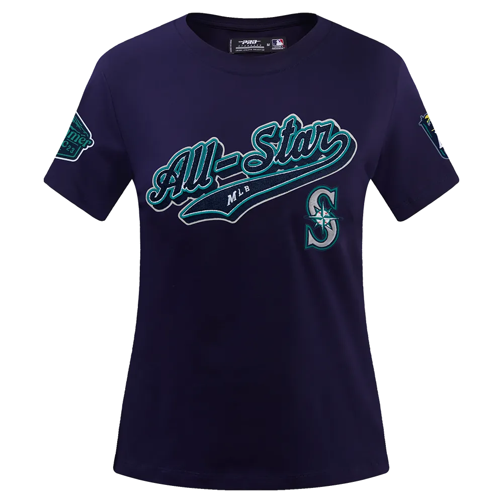 MLB ALL STAR 2023 WOMEN'S SJ SLIM FIT TEE (MIDNIGHT NAVY)