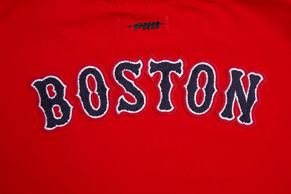 MLB BOSTON RED SOX CLASSIC WOMEN'S BOXY TEE (RED)