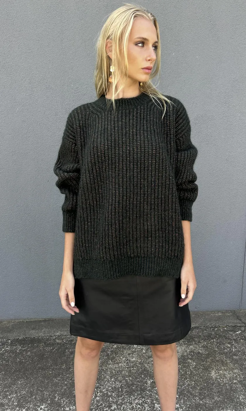 Momoni Gatien Wool Knit - Dark Green