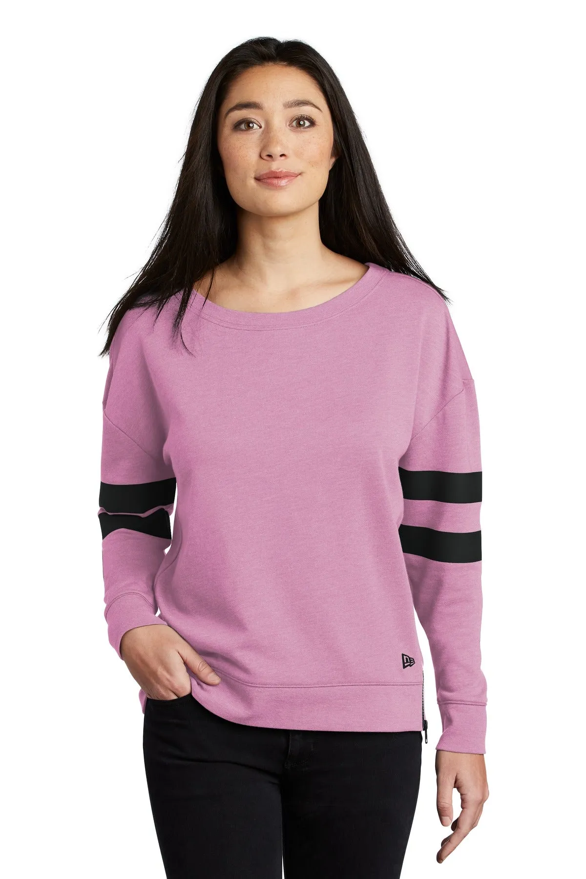 New Era Ladies Tri-Blend Fleece Varsity Crew LNEA513