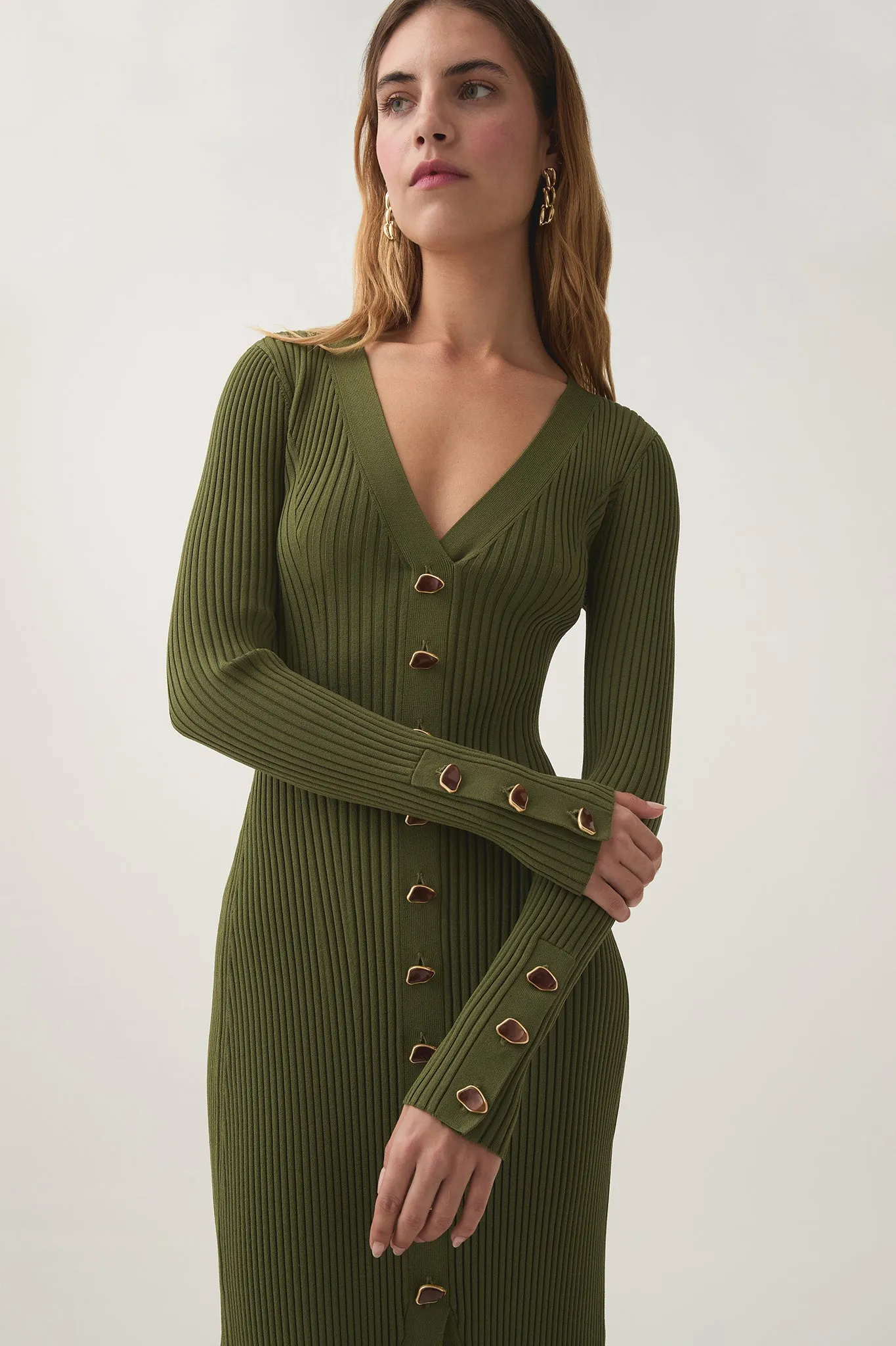 Ondine Knit Midi Dress