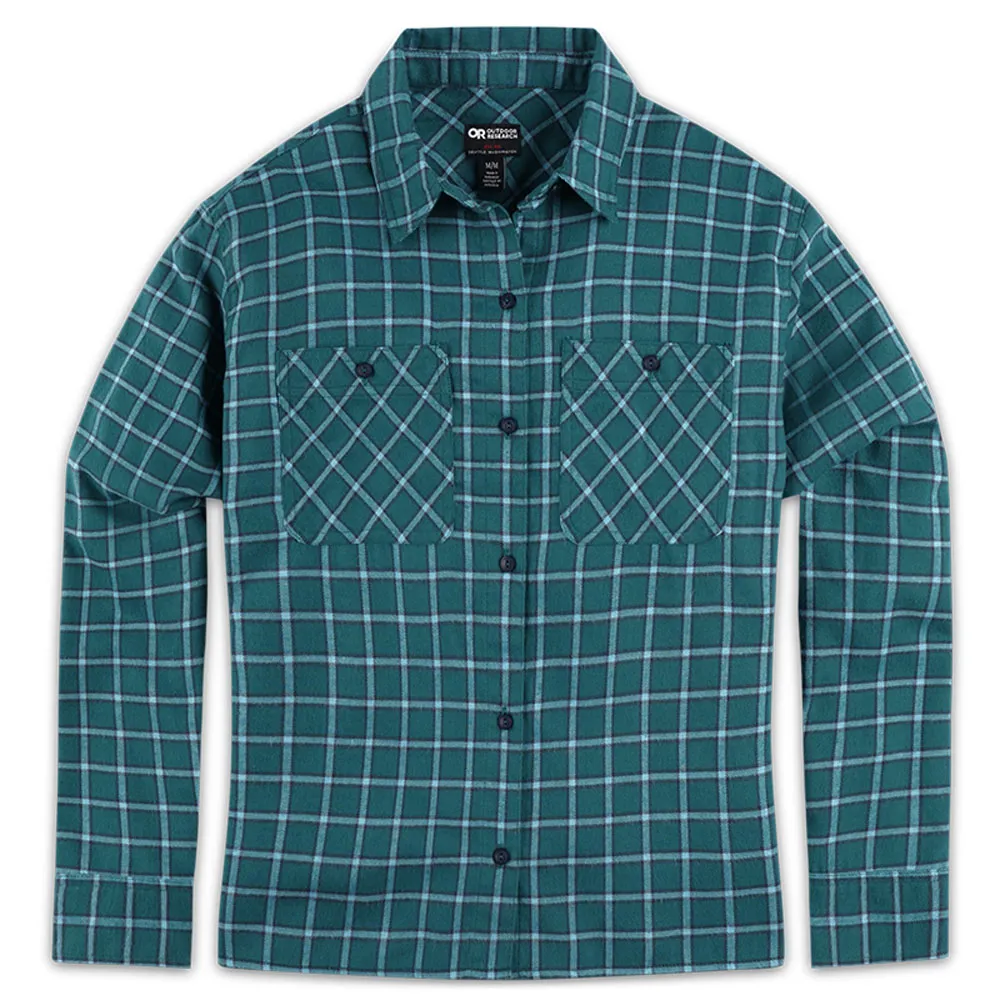 Outdoor Research Womens Feedback Lightweight Flannel Shirt