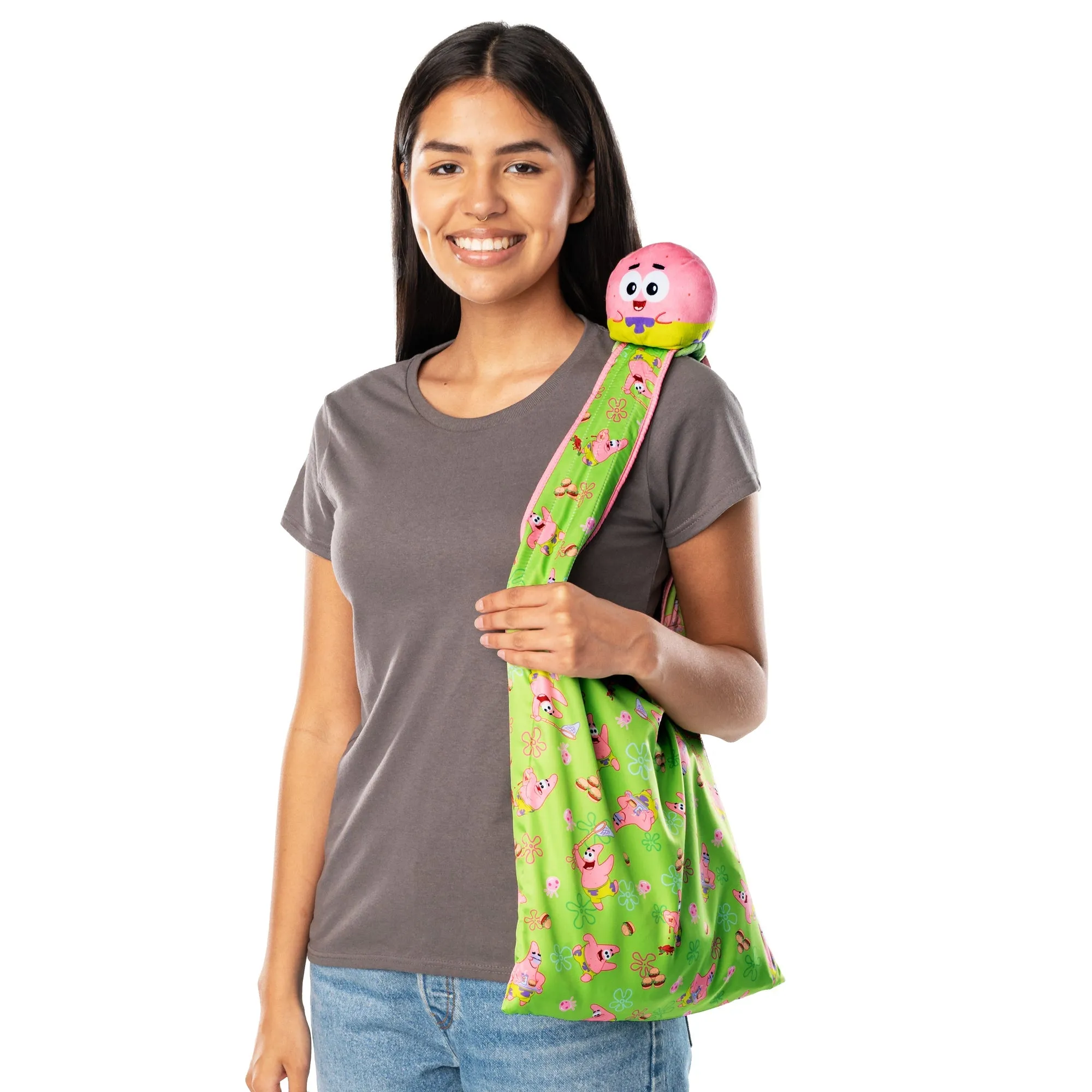 Plushiverse Patrick Star Snacktime Plushie Tote Bag