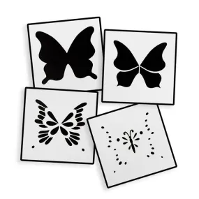 "Blended Butterfly" Craft Buddy Premium Embossing Layering Stencils