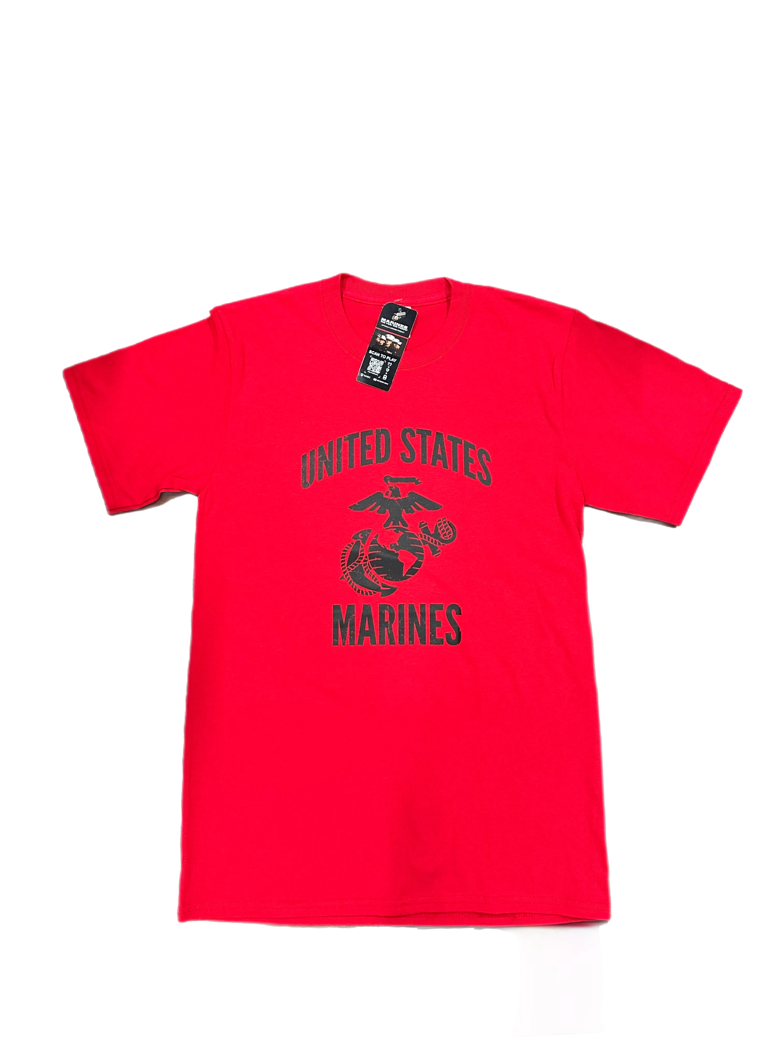 Red USMC Distressed Shirt