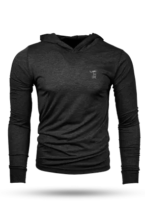 Reflective Dropline Logo - Lightweight Hoodie