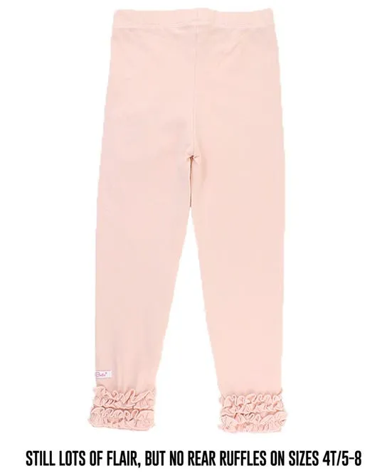 Ruffle Butts- Ruffled Legging- Pink