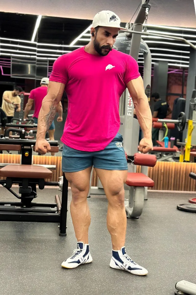 Signature Bull Athletic T-shirt (Magenta Pink)