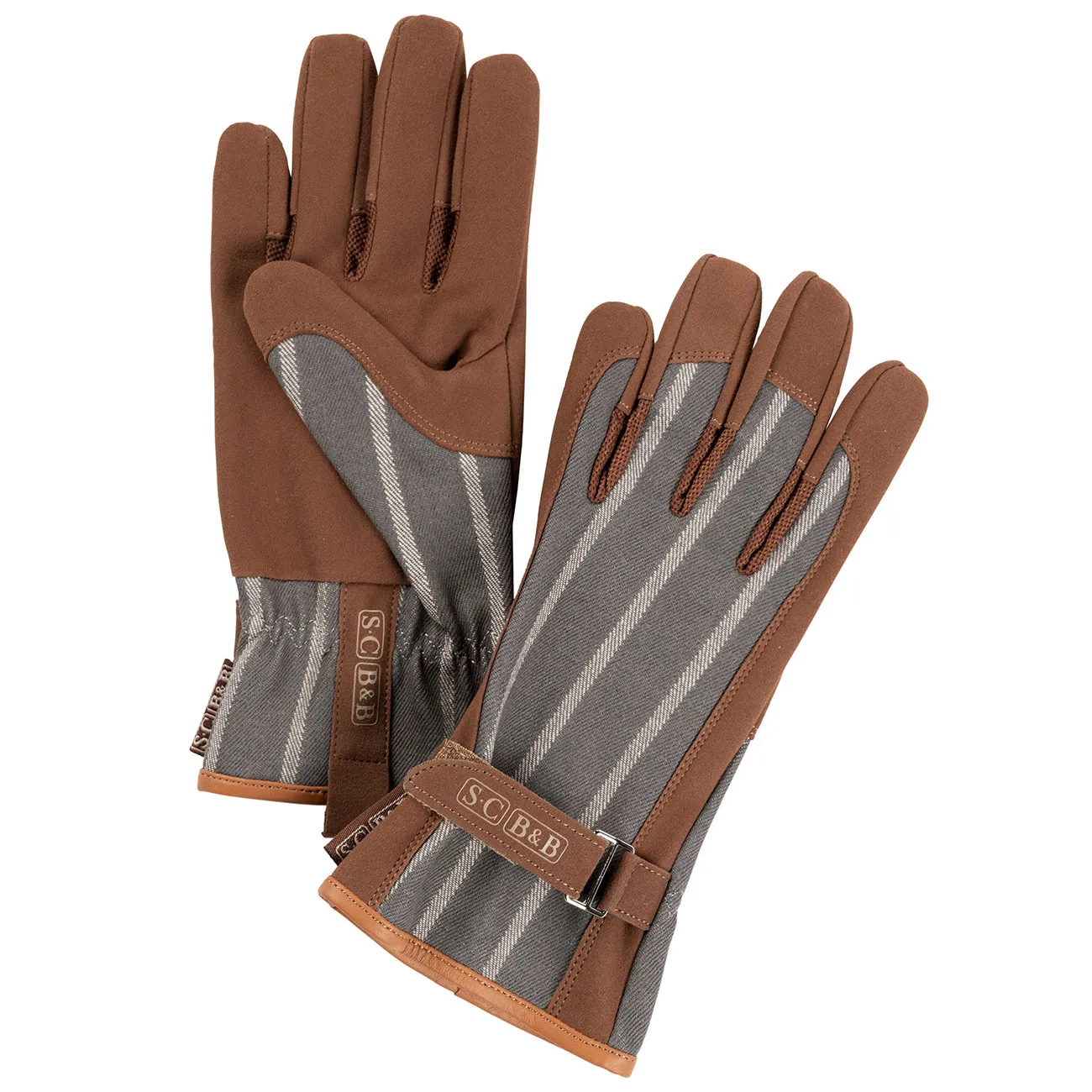 Sophie Conran Everyday Gloves - Grey Ticking