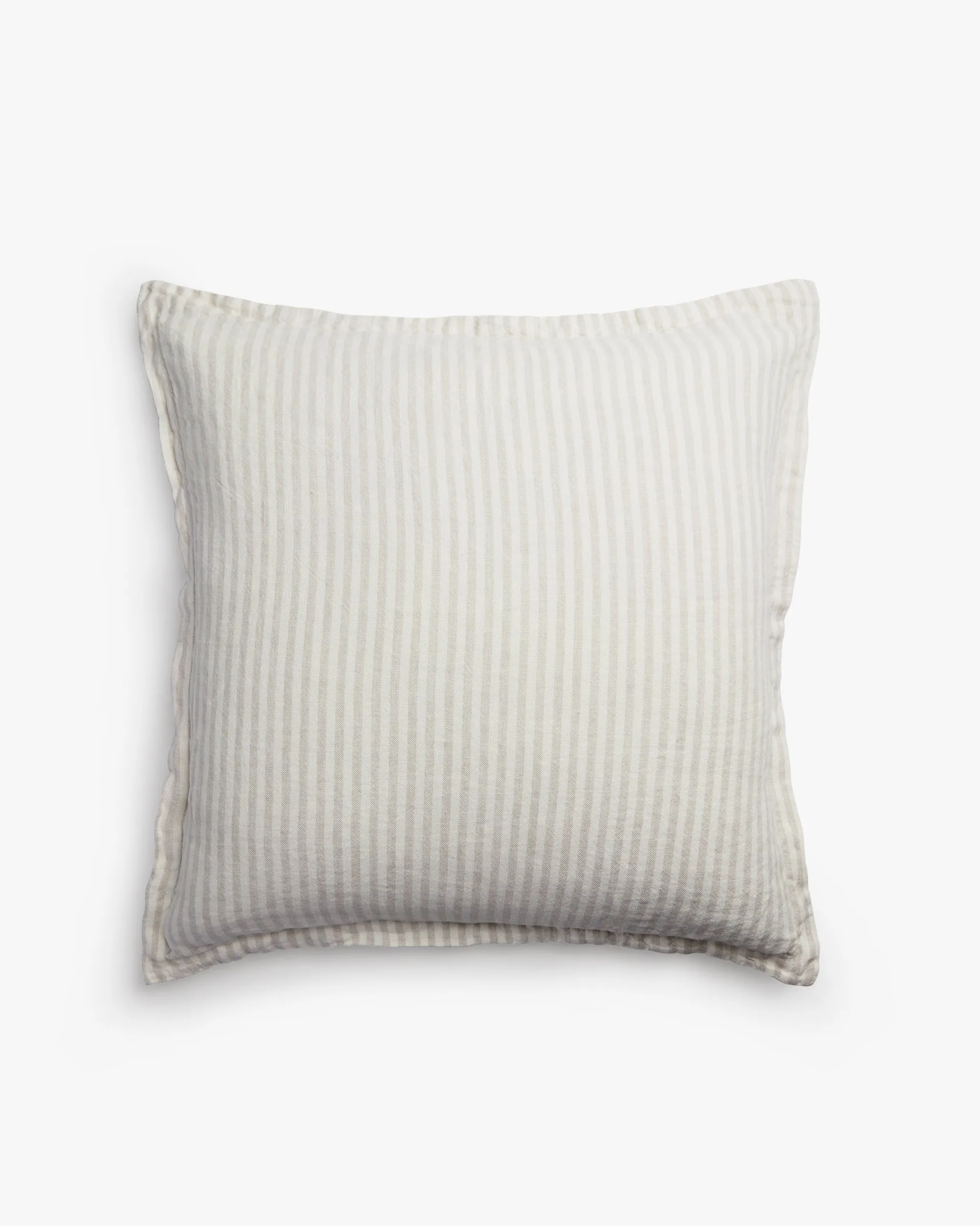 Striped Linen Pillow Cover