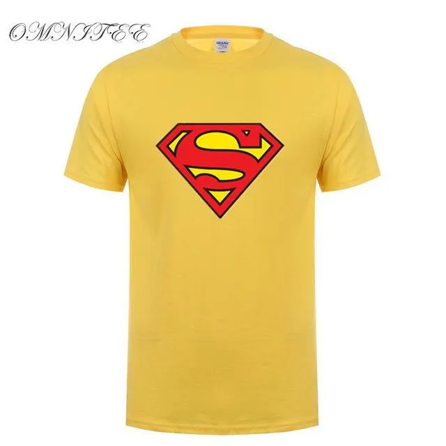 SUPERMAN Logo Short Sleeve T-Shirt for Men (8 colors)