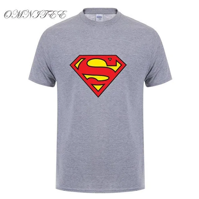 SUPERMAN Logo Short Sleeve T-Shirt for Men (8 colors)