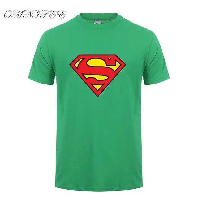 SUPERMAN Logo Short Sleeve T-Shirt for Men (8 colors)