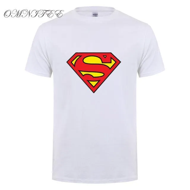 SUPERMAN Logo Short Sleeve T-Shirt for Men (8 colors)