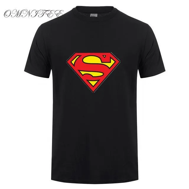 SUPERMAN Logo Short Sleeve T-Shirt for Men (8 colors)