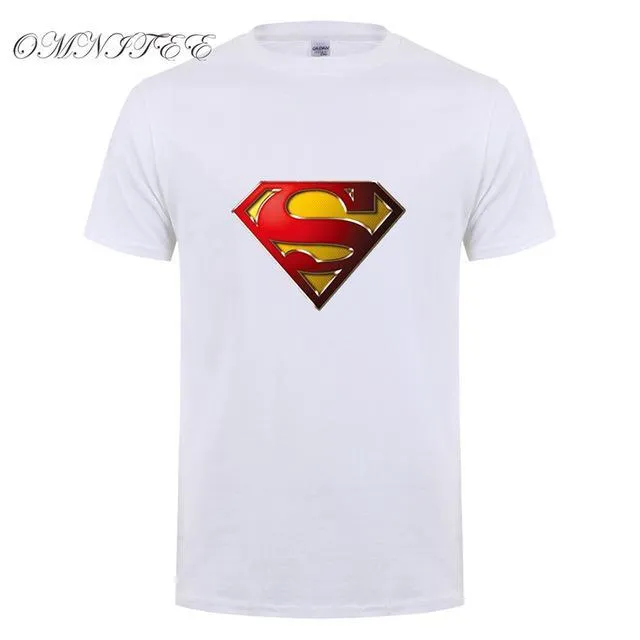 SUPERMAN Logo Short Sleeve T-Shirt for Men (8 colors)