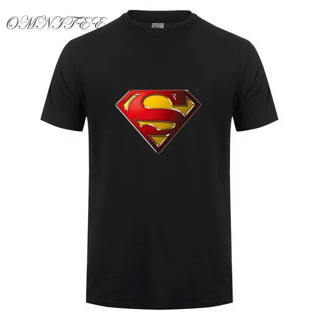 SUPERMAN Logo Short Sleeve T-Shirt for Men (8 colors)